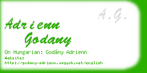 adrienn godany business card
